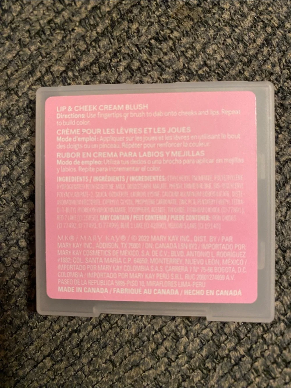 Mary Kay Luxe Lilac Cream Lip & Cheek Blush